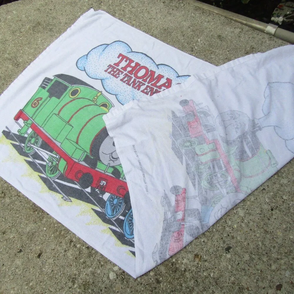 Thomas the Tank Engine & Friends Vintage Beach Towel 1992 Percy 29